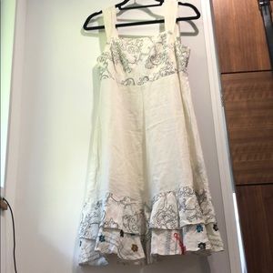 Summer linen dress made by IVKO .